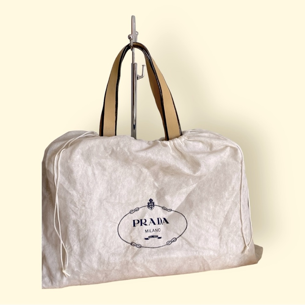 Authentic Prada Leather Handbag - image 3